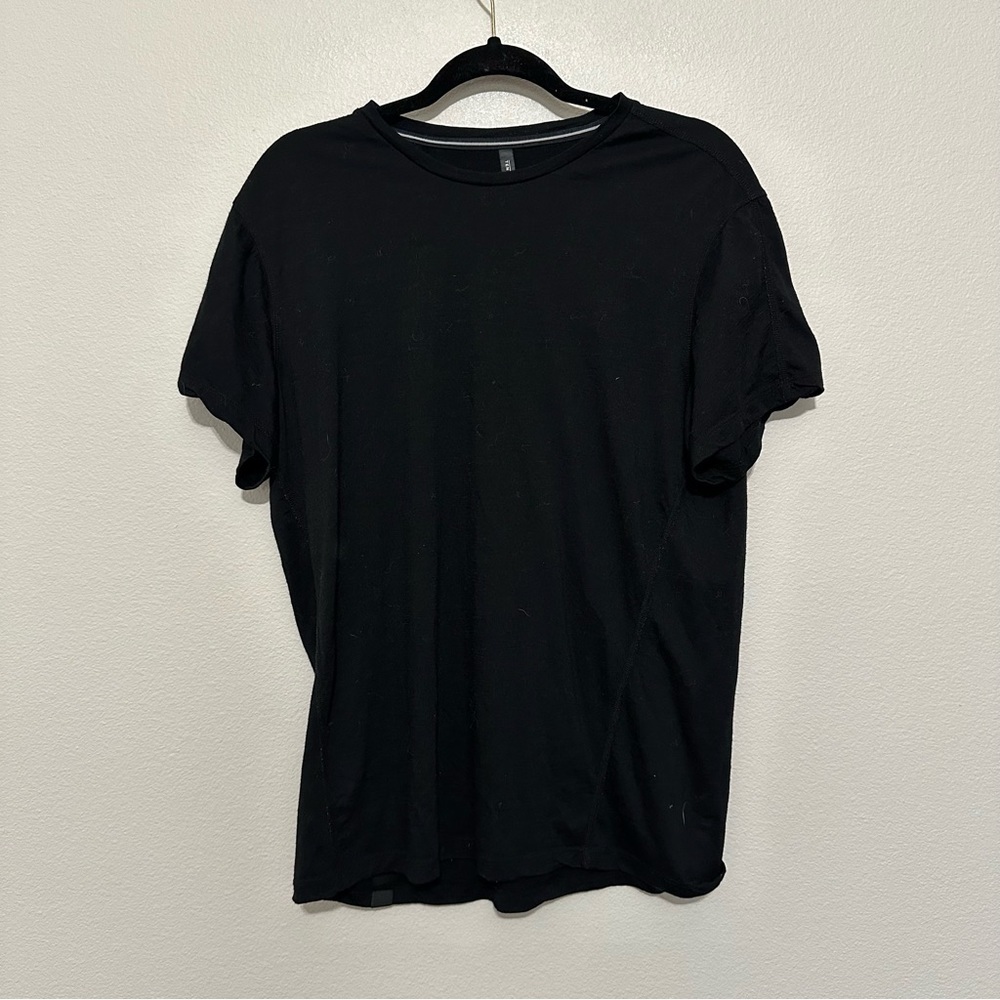 Ten thousand men’s the merino shirt crewneck short sleeve black size L large